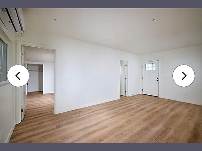 Plenty of room for a 4 seater table, sofa, big screen TV and more