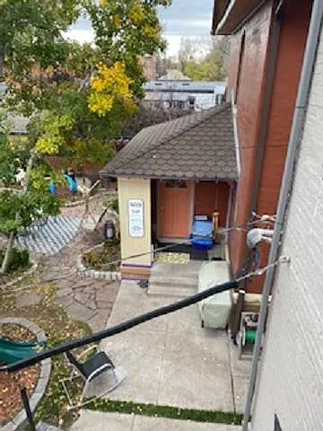 Backyard entrance
