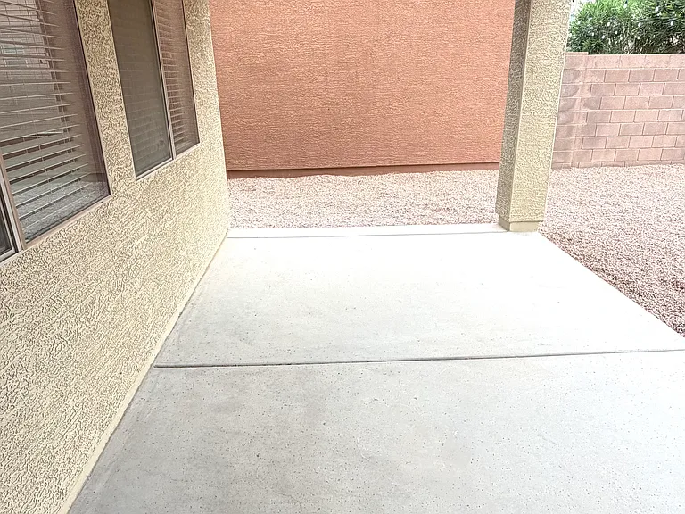 Covered patio