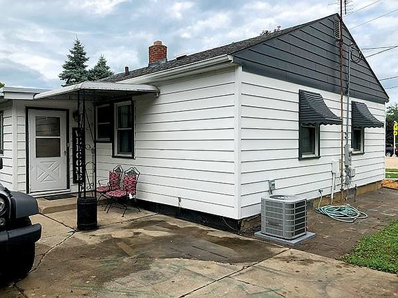 Rear and Side of House