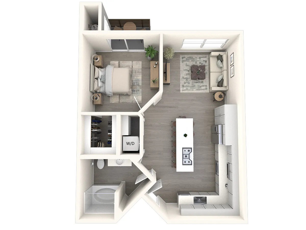 Floor plan 1B