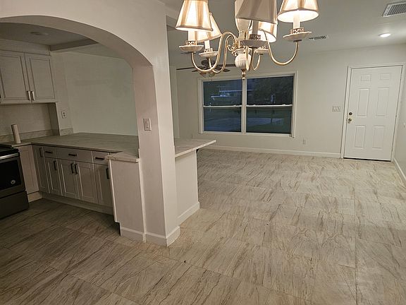 Dining room off of the kitchen