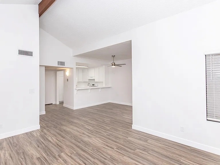 Plan D, 3BR,2BA, Living & Dining Room