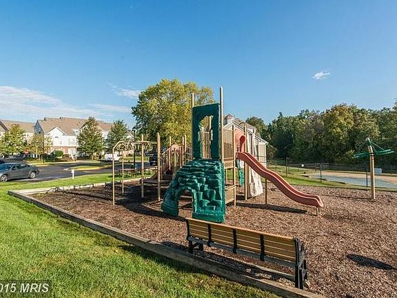 Playground, community center and pool