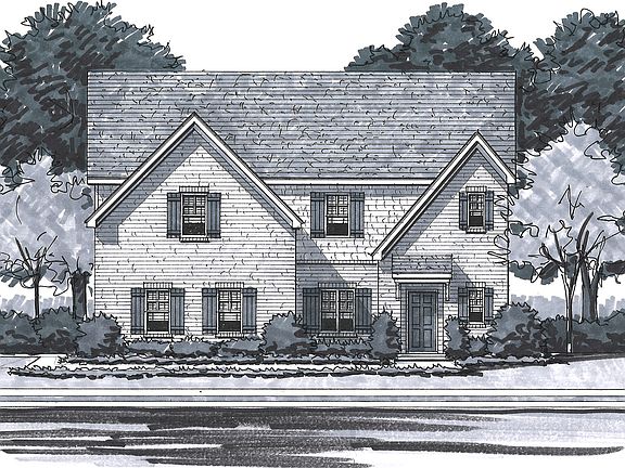 The Alexandria - French Country Side Entry