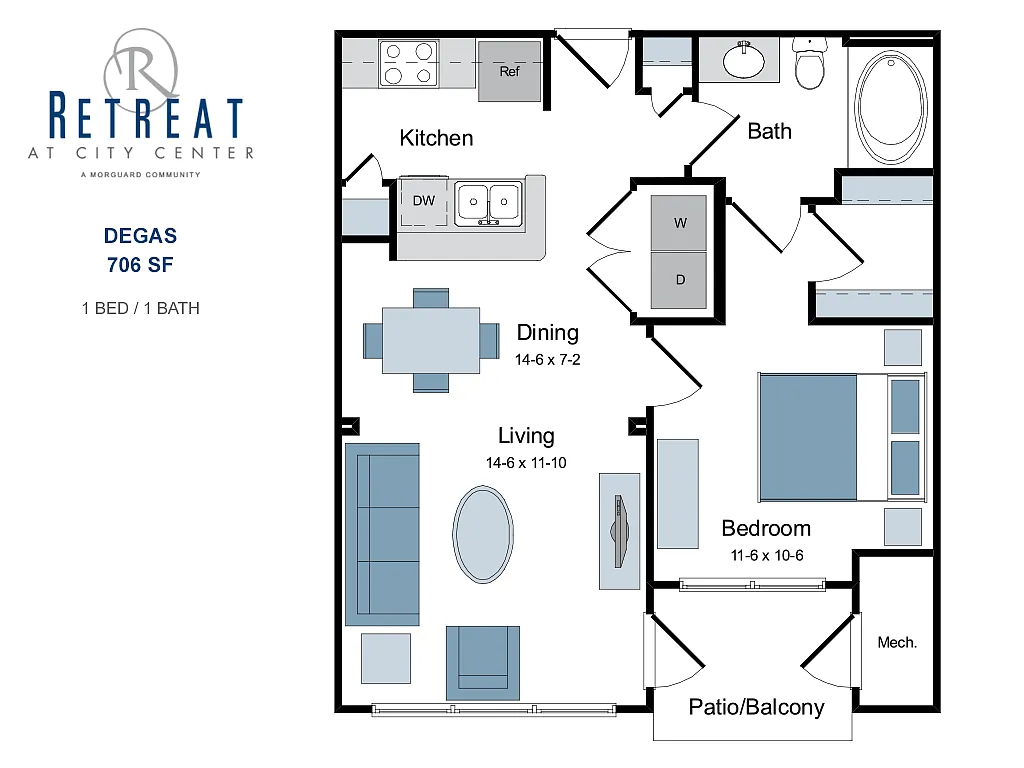Floor plan Degas