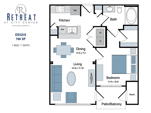 Floor plan Degas