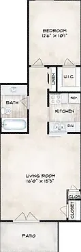 one bed one bath large one bed one bath large