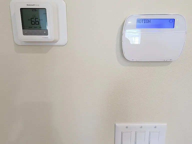 Thermostat & Security Alarm Keypad