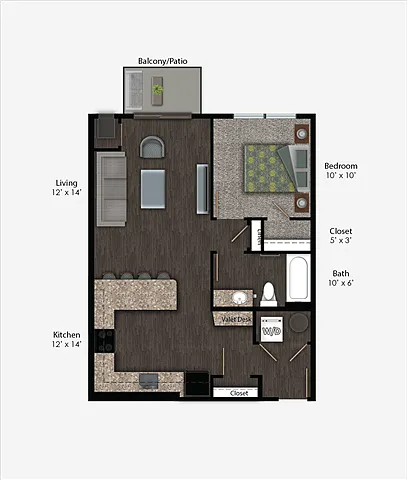 Floor plan Washington Style E
