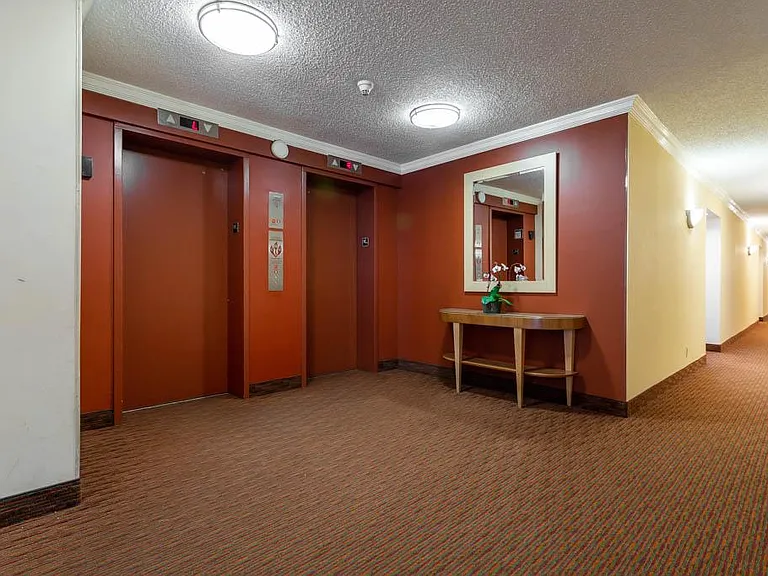 Two elevators to 9th floor - they go straight down to garage too