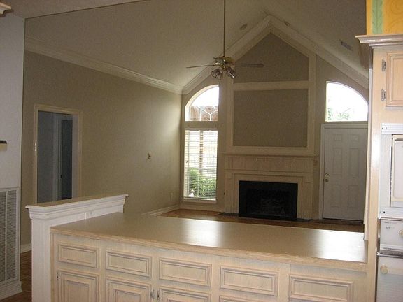 Family room with back door