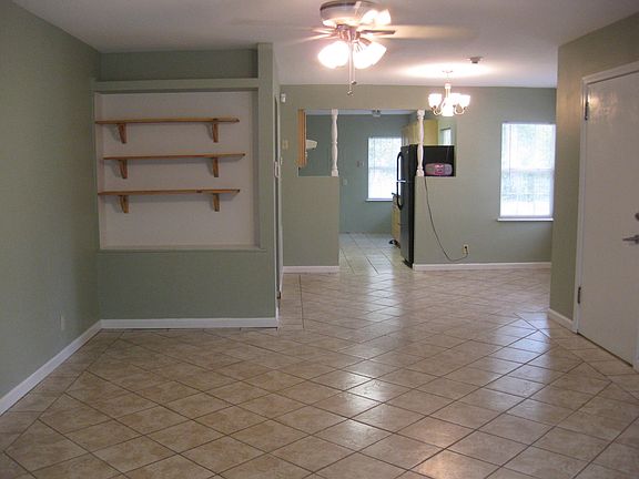 From living area into dining area and kitchen