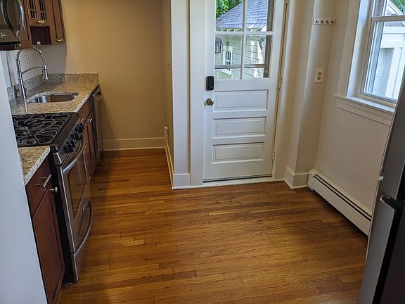 Kitchen Door leads to Yard and Garage