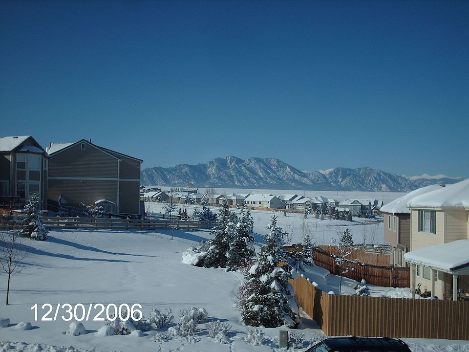 View from the house in winter.