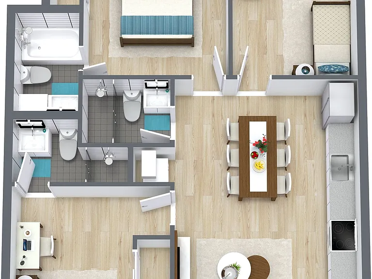 The Crest |NEWLY Renovated Studios, Lofts, 1, 2 & 3 Bedroom Homes Near the Beach — Photo 64