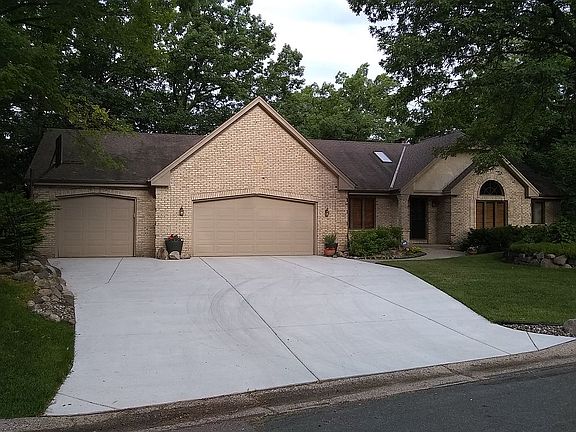 New cement driveway