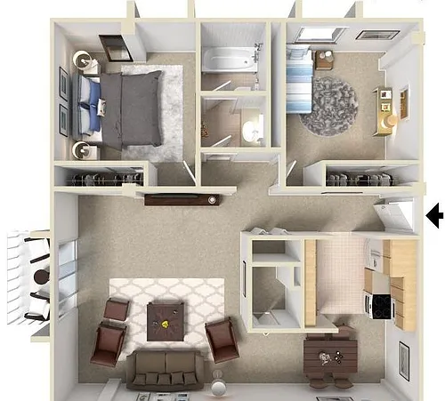 Floor plan B1