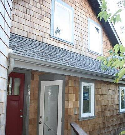 approaching entry door