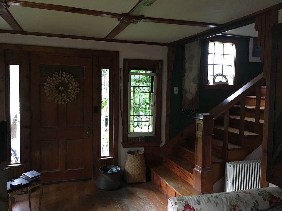 front door in living room