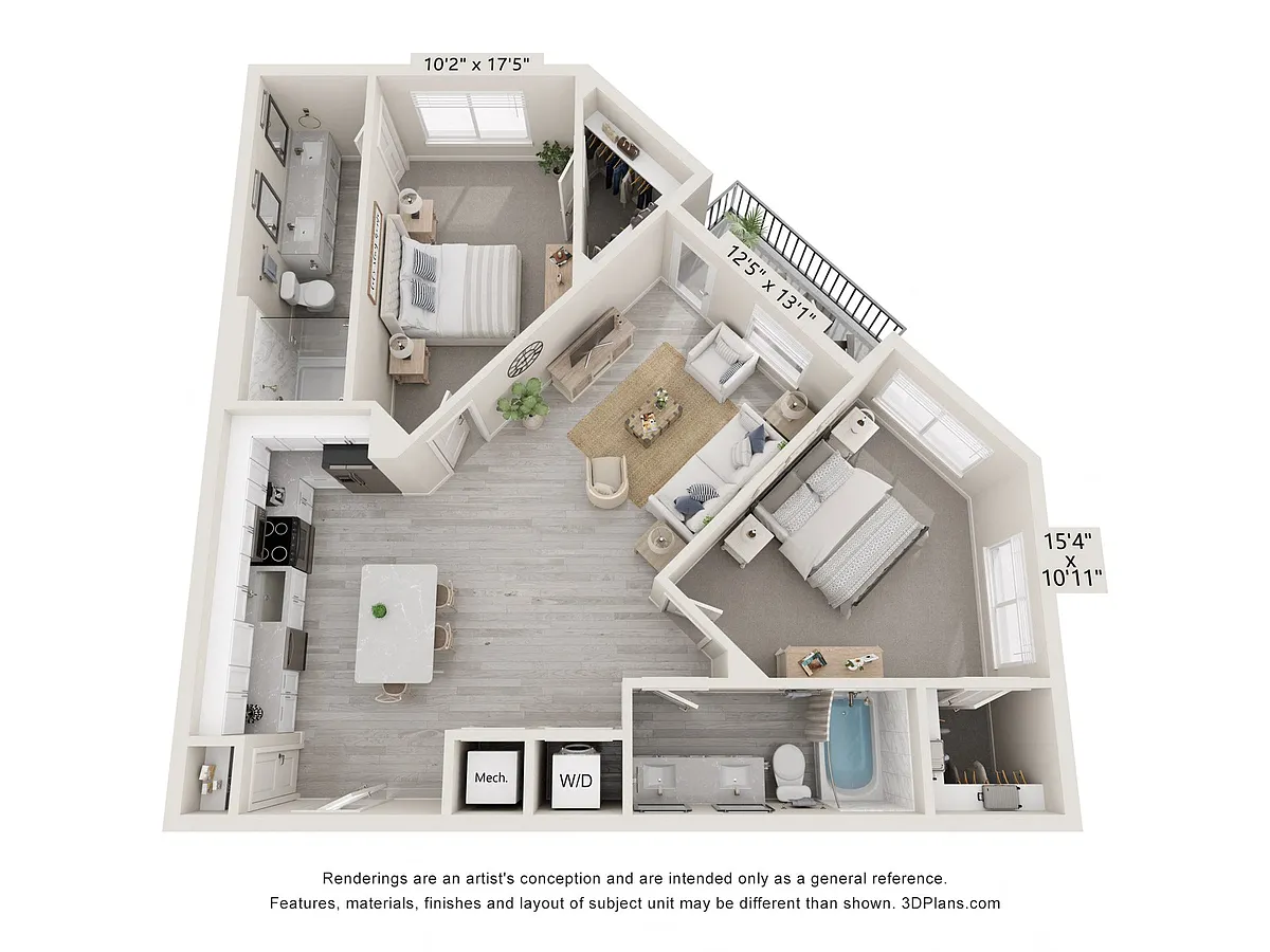 Floor plan B3