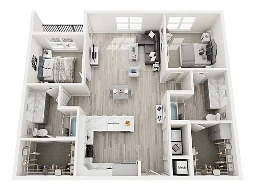 Floor plan B3