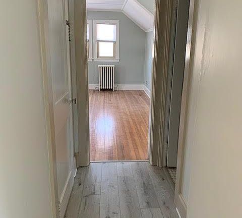Hallway entry into Living/Dining Room