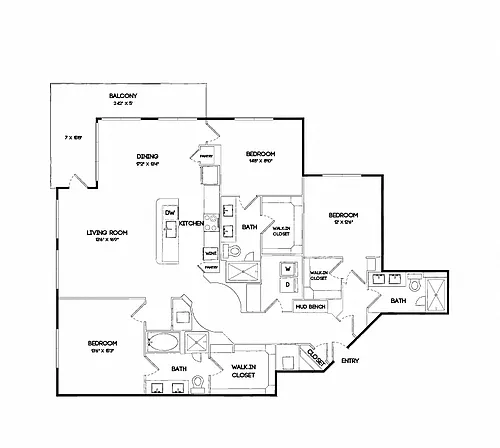 Floor plan C1