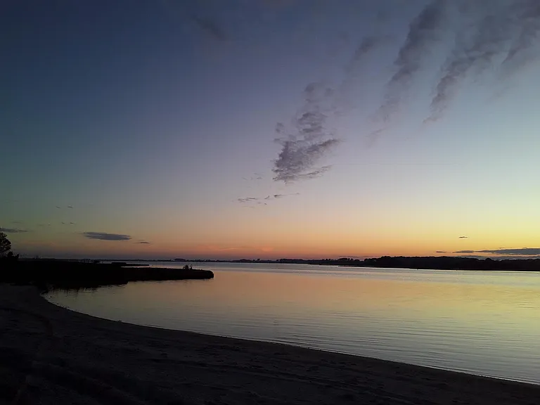 Sunset over Assawoman Bay
