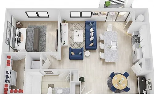 Macaw | 1 Bed / 1 Bath Macaw | 1 Bed / 1 Bath