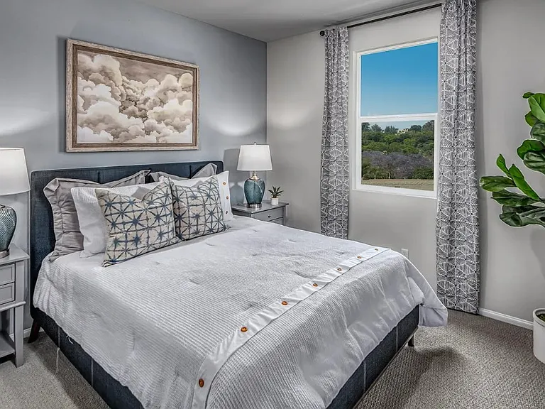Private bedroom _ unfurnished, with the option to keep the model home furniture (brand new) for an additional cost