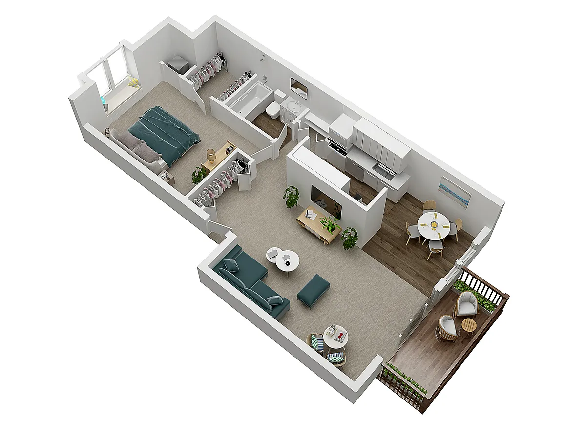 Floor plan Kipling+