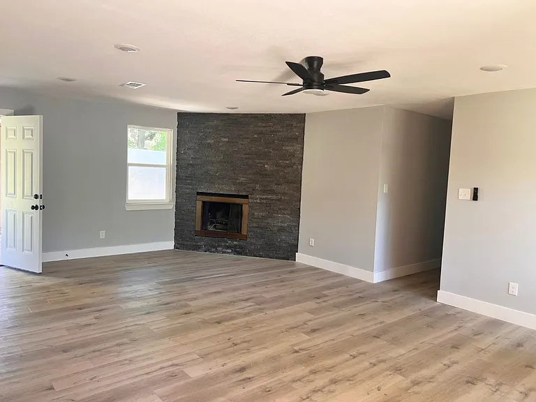 Stone Fireplace