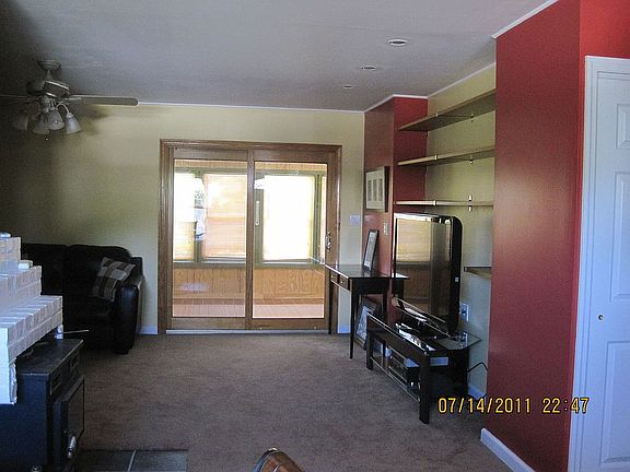 Living room with view of sun