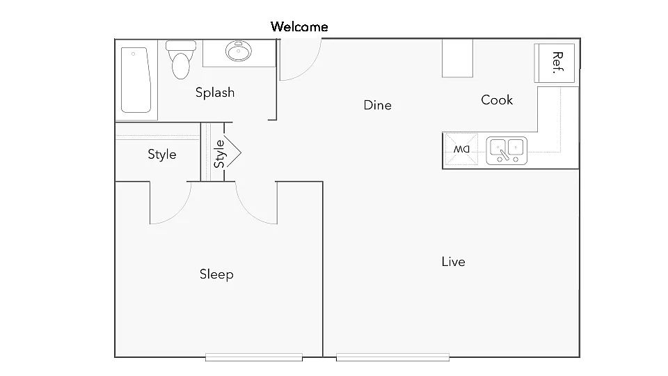 Floor plan Abbott