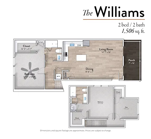 Floor plan Williams TH