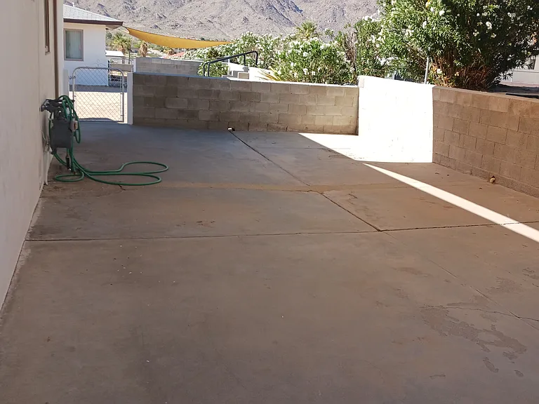 Enclosed oversized patio