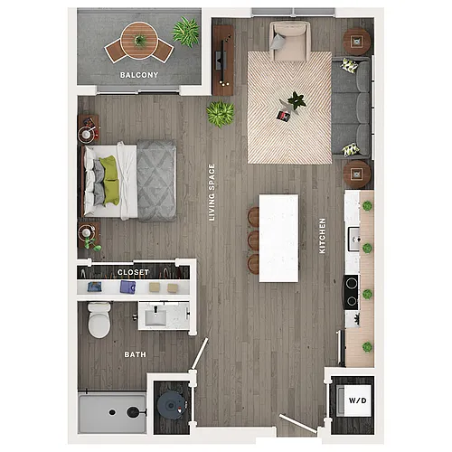 Floor plan Studio - S1