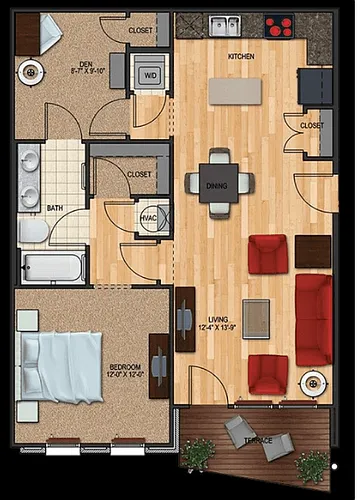 Floor plan B1