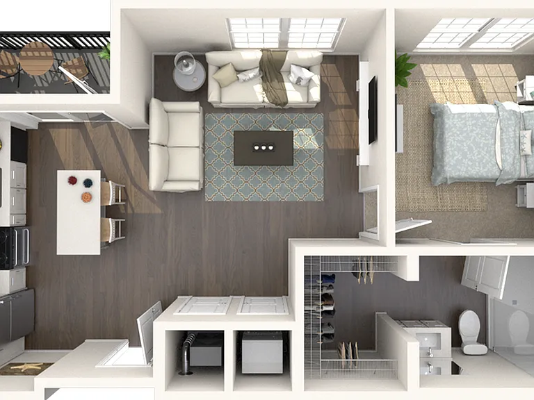 A2.0 | One Bed, One Bath A2.0 | One Bed, One Bath