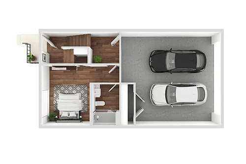 Floor plan E1 Townhome