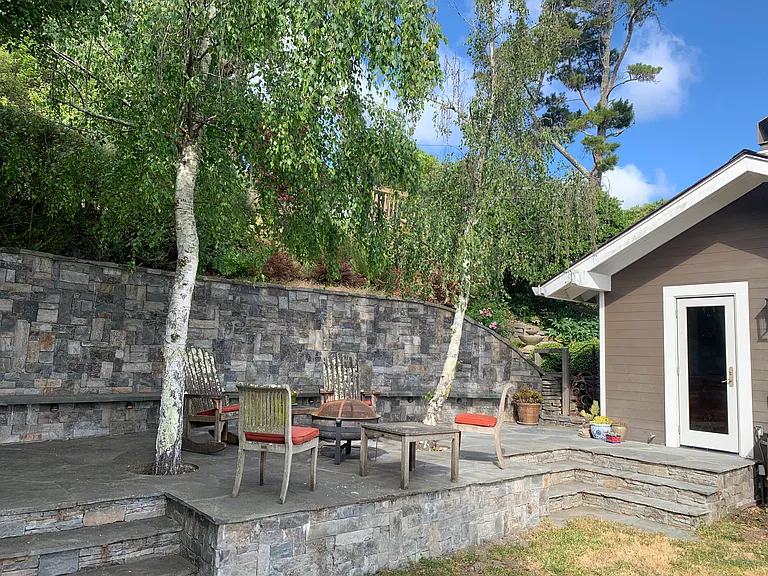 Backyard patio