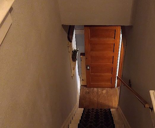 Stairwell to Dining Room.