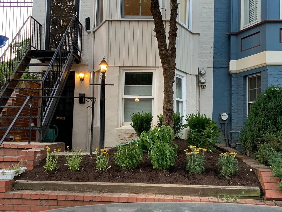 Front of house with garden