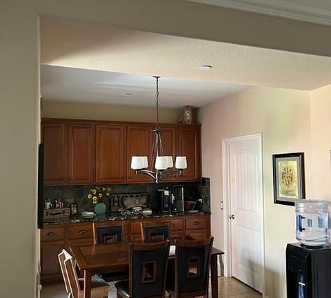 Nook with lots of storage space and counter space