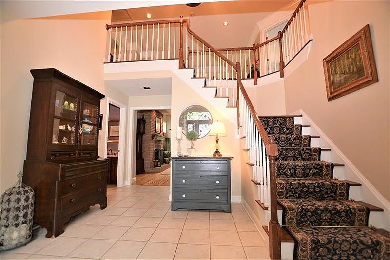 Grand two-story Entry