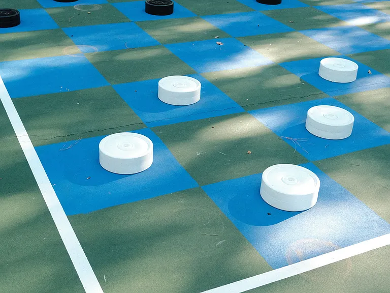 Sports Court with Checkers