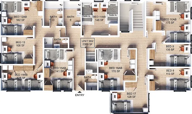 Second Level Floor Plan Second Level Floor Plan