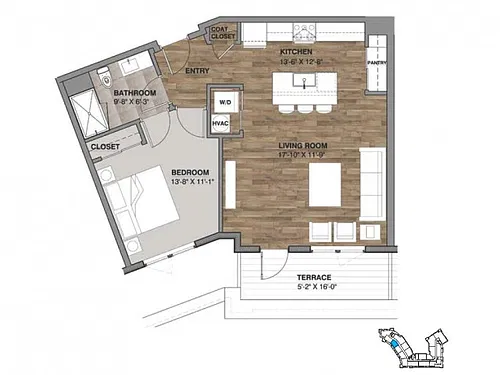 Floor plan Penthouse B