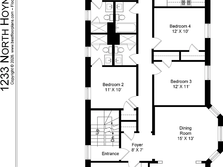 1233 N Hoyne Ave #2 — Photo 4